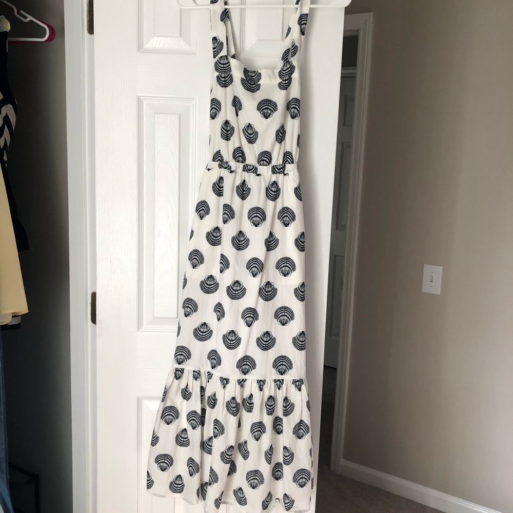 JCrew Factory Seashell Maxi Dress
